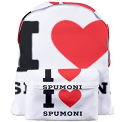 I Love Spumoni Giant Full Print Backpack by ilovewhateva