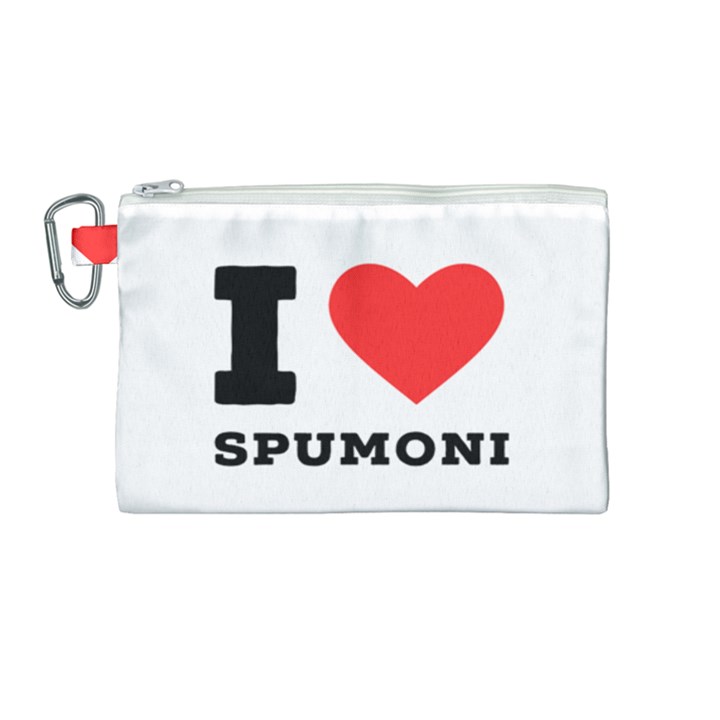 I love spumoni Canvas Cosmetic Bag (Medium)