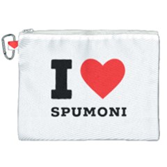 I Love Spumoni Canvas Cosmetic Bag (xxl) by ilovewhateva