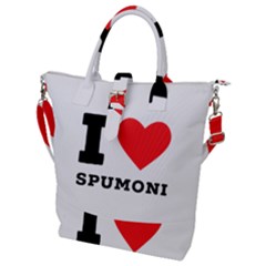 I Love Spumoni Buckle Top Tote Bag by ilovewhateva