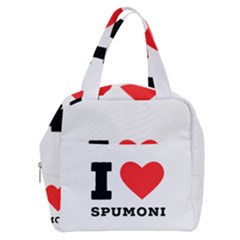 I Love Spumoni Boxy Hand Bag by ilovewhateva