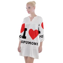 I Love Spumoni Open Neck Shift Dress by ilovewhateva