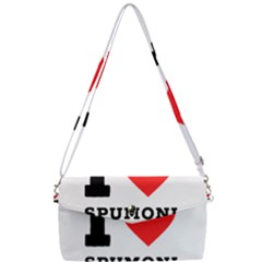 I Love Spumoni Removable Strap Clutch Bag by ilovewhateva