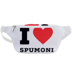 I Love Spumoni Waist Bag  by ilovewhateva