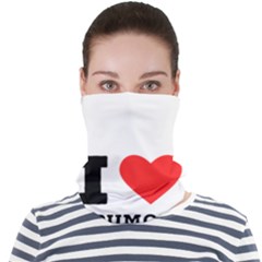 I Love Spumoni Face Seamless Bandana (adult) by ilovewhateva