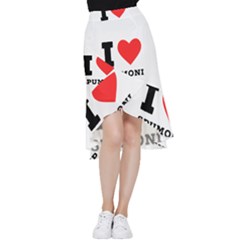 I Love Spumoni Frill Hi Low Chiffon Skirt by ilovewhateva