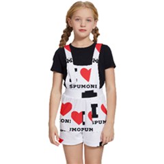 I Love Spumoni Kids  Short Overalls by ilovewhateva