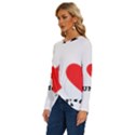 I love spumoni Long Sleeve Crew Neck Pullover Top View2