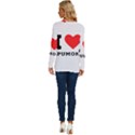 I love spumoni Long Sleeve Crew Neck Pullover Top View4