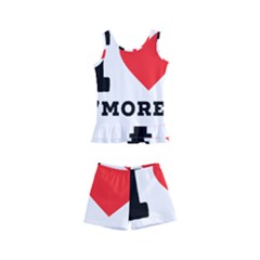 I Love S’mores  Kids  Boyleg Swimsuit by ilovewhateva