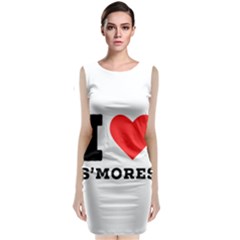 I Love S’mores  Sleeveless Velvet Midi Dress by ilovewhateva