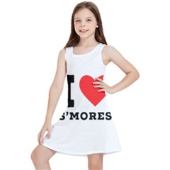 I Love S’mores  Kids  Lightweight Sleeveless Dress by ilovewhateva