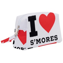 I Love S’mores  Wristlet Pouch Bag (large) by ilovewhateva