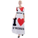 I love s’mores  Half Sleeves Maxi Dress View1