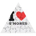 I love s’mores  Wooden Puzzle Triangle View1