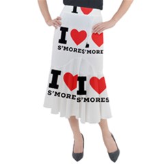 I Love S’mores  Midi Mermaid Skirt by ilovewhateva