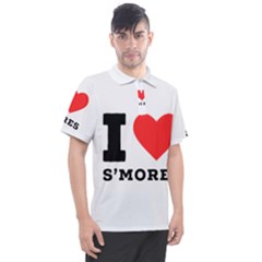 I Love S’mores  Men s Polo Tee by ilovewhateva