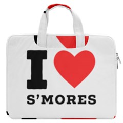 I Love S’mores  Macbook Pro 13  Double Pocket Laptop Bag by ilovewhateva