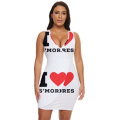 I Love S’mores  Draped Bodycon Dress by ilovewhateva