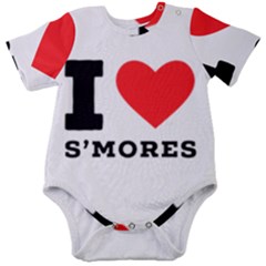 I Love S’mores  Baby Short Sleeve Bodysuit by ilovewhateva