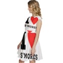 I love s’mores  Cap Sleeve High Waist Dress View2