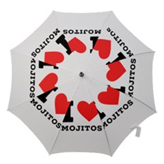 I Love Mojitos  Hook Handle Umbrellas (medium) by ilovewhateva