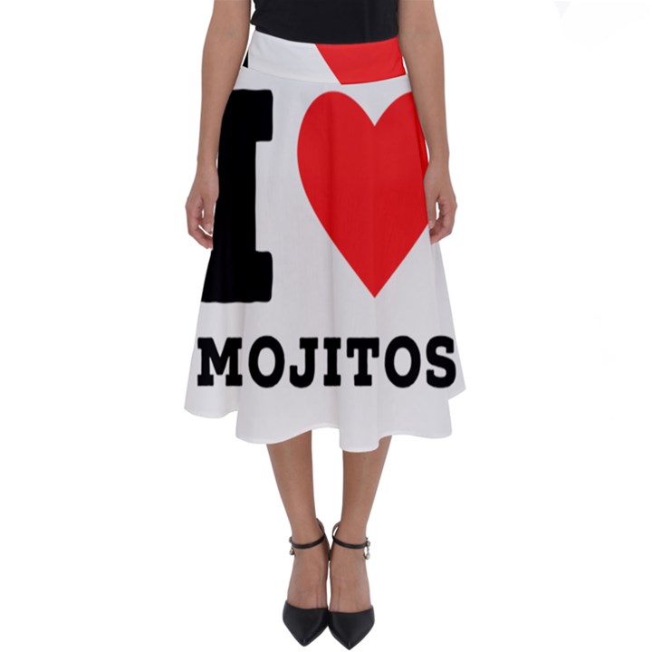 I love mojitos  Perfect Length Midi Skirt