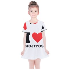 I Love Mojitos  Kids  Simple Cotton Dress by ilovewhateva