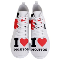 I Love Mojitos  Men s Lightweight High Top Sneakers by ilovewhateva