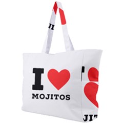 I Love Mojitos  Simple Shoulder Bag by ilovewhateva