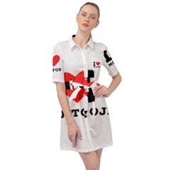 I Love Mojitos  Belted Shirt Dress by ilovewhateva