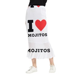 I Love Mojitos  Maxi Fishtail Chiffon Skirt by ilovewhateva