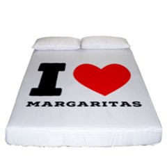 I Love Margaritas Fitted Sheet (california King Size) by ilovewhateva