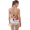 I love margaritas Halter Cut-Out One Piece Swimsuit View2