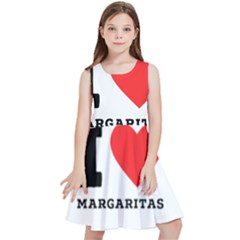 I Love Margaritas Kids  Skater Dress by ilovewhateva