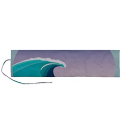 Tsunami Tidal Waves Wave Minimalist Ocean Sea Roll Up Canvas Pencil Holder (l) by Ravend