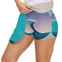 Tsunami Tidal Waves Wave Minimalist Ocean Sea Women s Skort View2