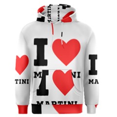 I Love Martini Men s Core Hoodie