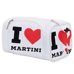 I Love Martini Toiletries Pouch by ilovewhateva