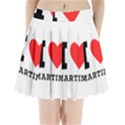 I love martini Pleated Mini Skirt View1