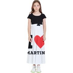 I Love Martini Kids  Flared Maxi Skirt by ilovewhateva