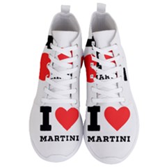 I Love Martini Men s Lightweight High Top Sneakers by ilovewhateva