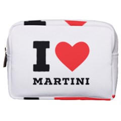 I Love Martini Make Up Pouch (medium) by ilovewhateva