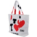 I love martini Zip Up Canvas Bag View1