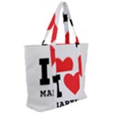 I love martini Zip Up Canvas Bag View2