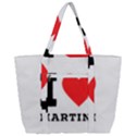 I love martini Zip Up Canvas Bag View3