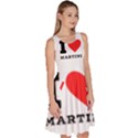 I love martini Knee Length Skater Dress With Pockets View3