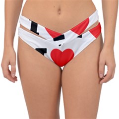 I Love Martini Double Strap Halter Bikini Bottoms by ilovewhateva