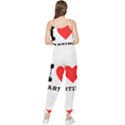 I love martini Sleeveless Tie Ankle Chiffon Jumpsuit View2