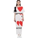 I love martini Batwing Lightweight Chiffon Jumpsuit View1